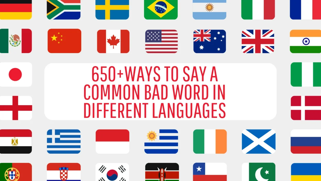 Common Bad Word in Different Languages