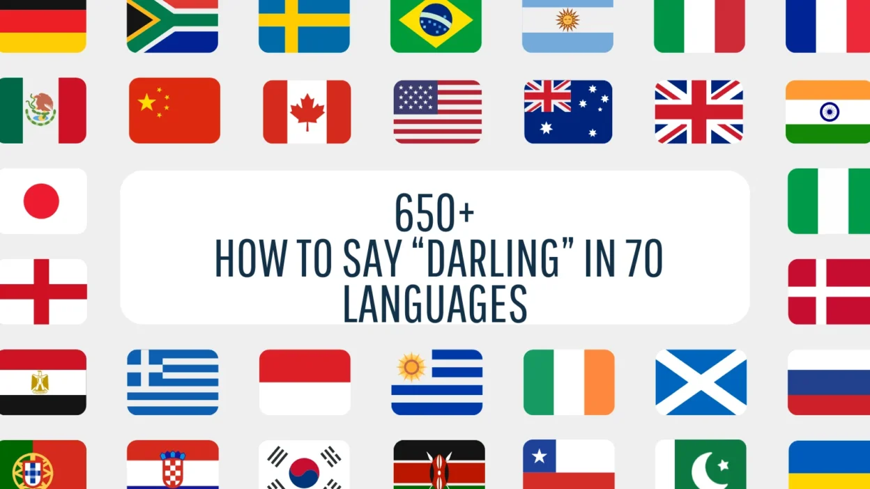 How to Say “Darling”