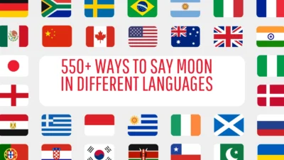 Moon in Different Languages