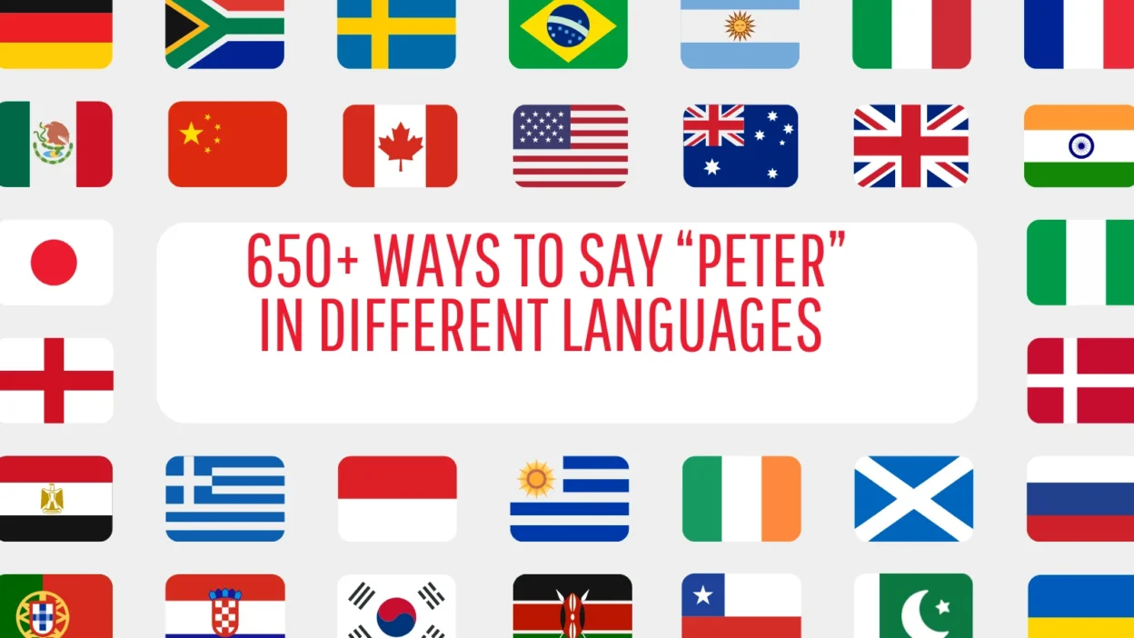 “Peter” in Different Languages
