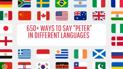 “Peter” in Different Languages