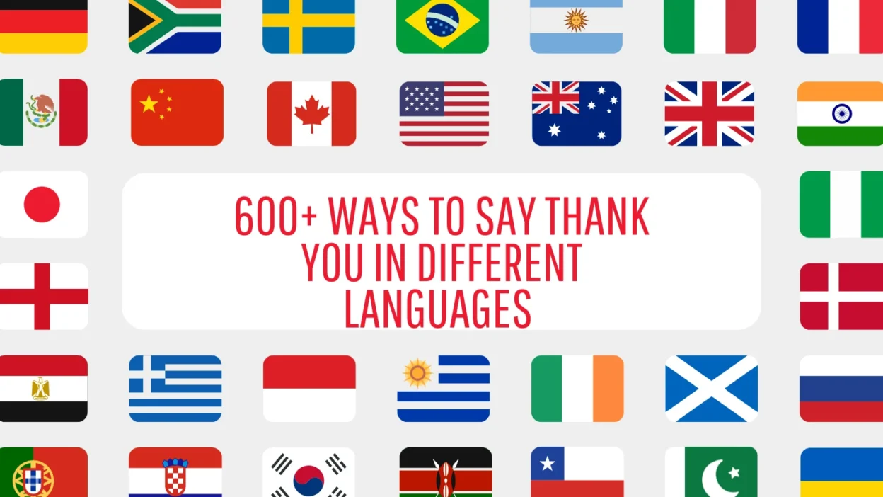 Thank You in Different Languages