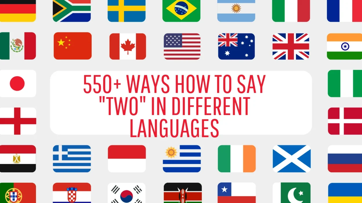 Two" in Different Languages