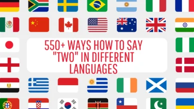 Two" in Different Languages