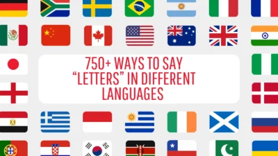 750+ Ways to Say “Letters” in Different Languages