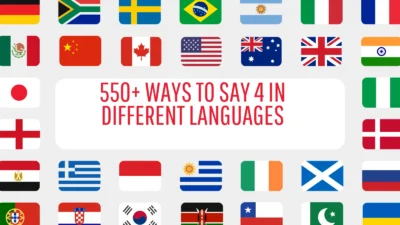 4 in Different Languages