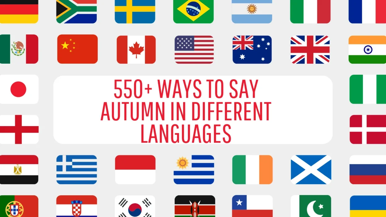 Autumn in Different Languages