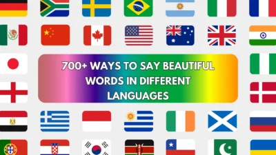 Beautiful Words in Different Languages