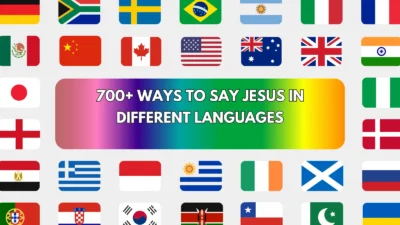Jesus in Different Languages