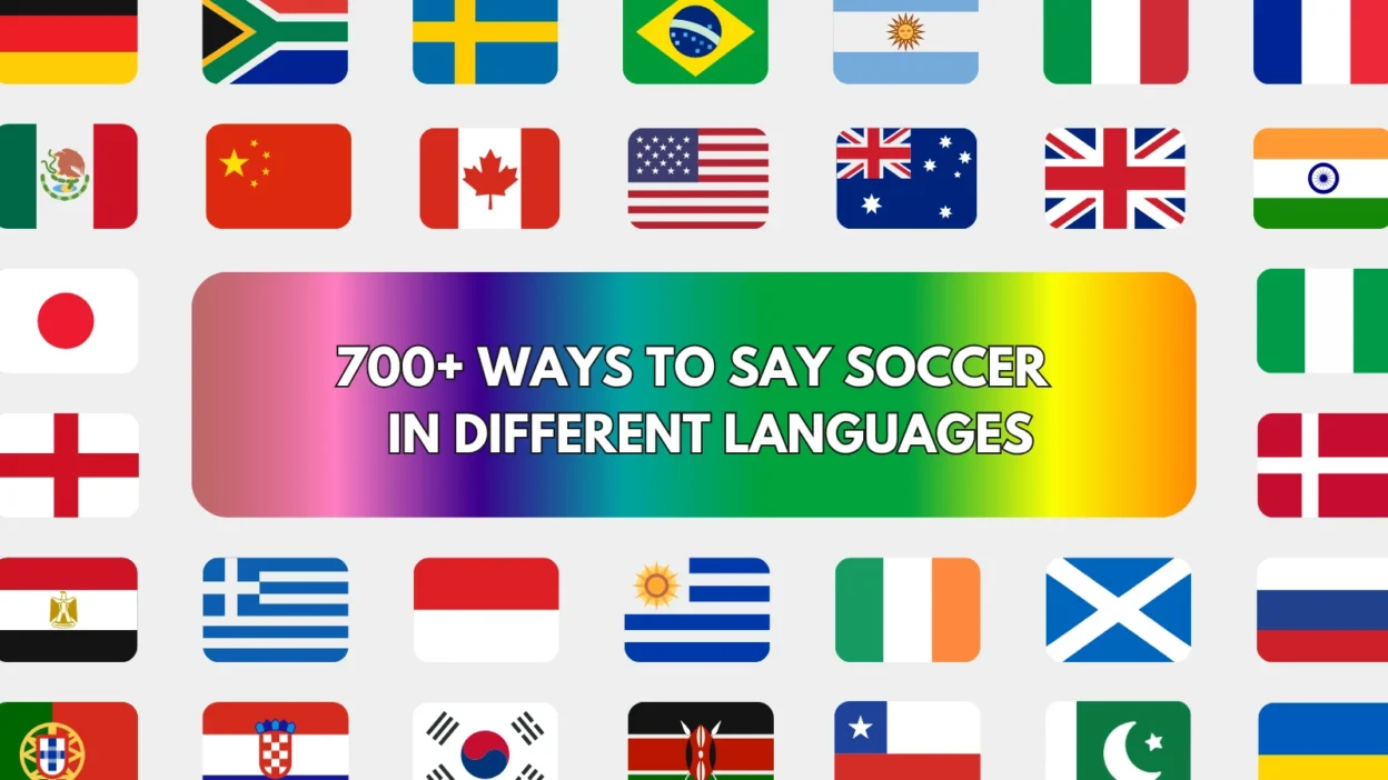 Soccer in Different Languages