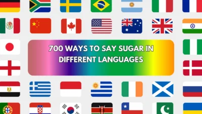 Sugar in Different Languages