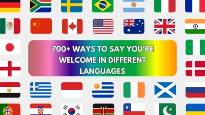 You're Welcome in Different Languages