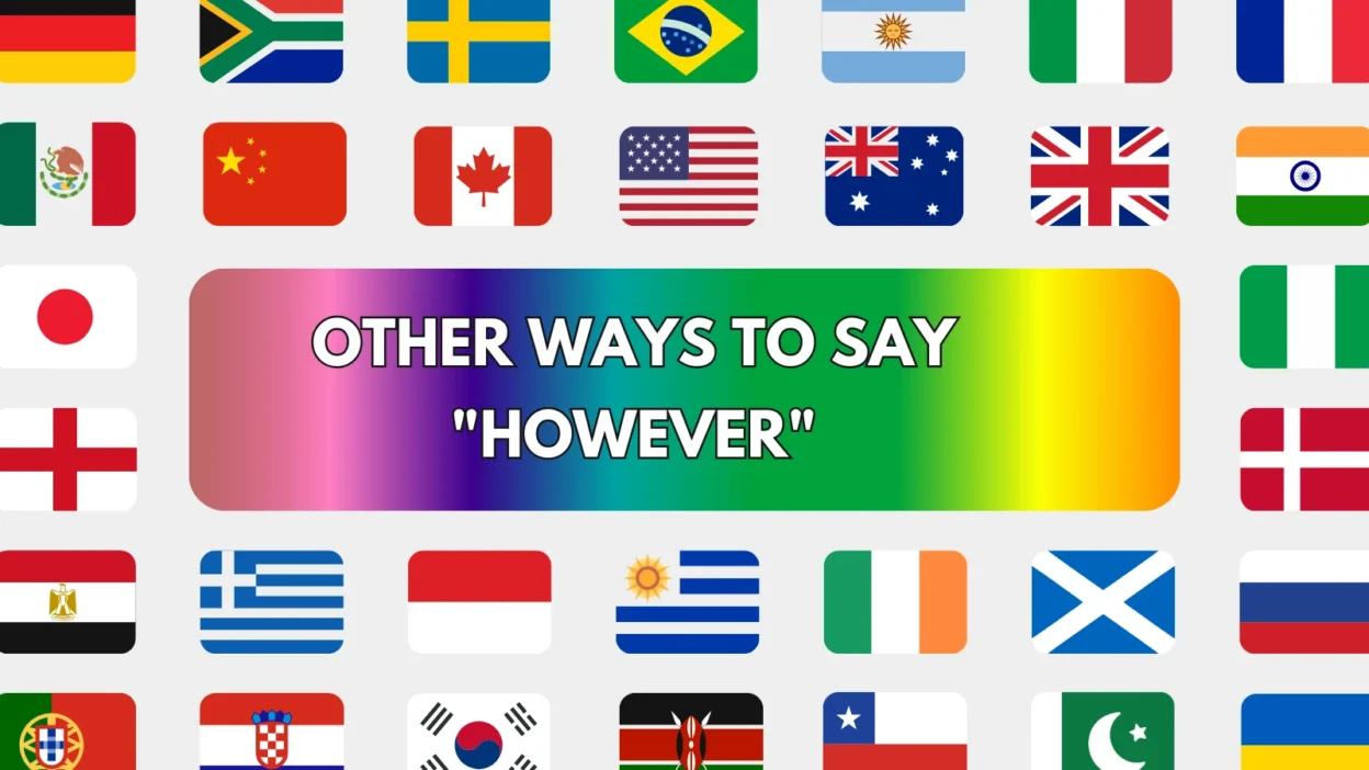 Other Ways to Say "However"