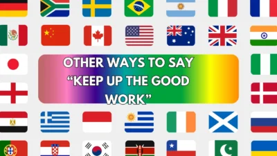 Keep Up the Good Work