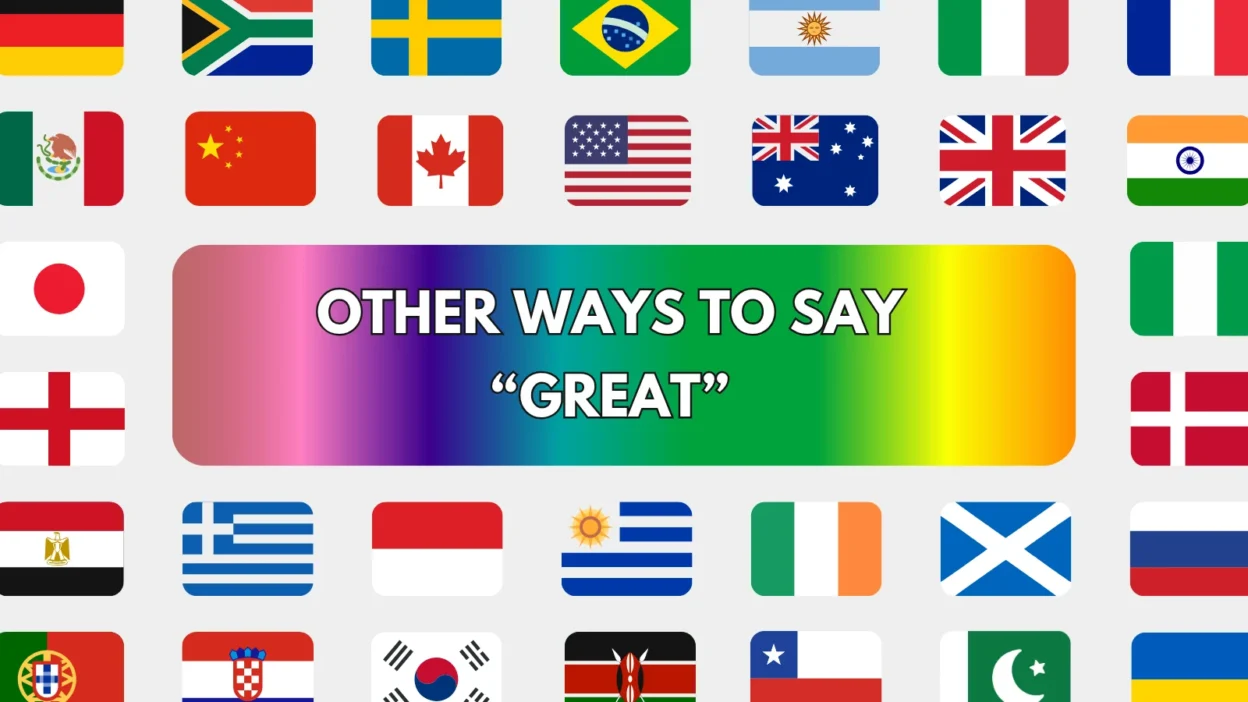 Other Ways to Say “Great”
