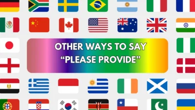 Other Ways to Say “Please Provide”