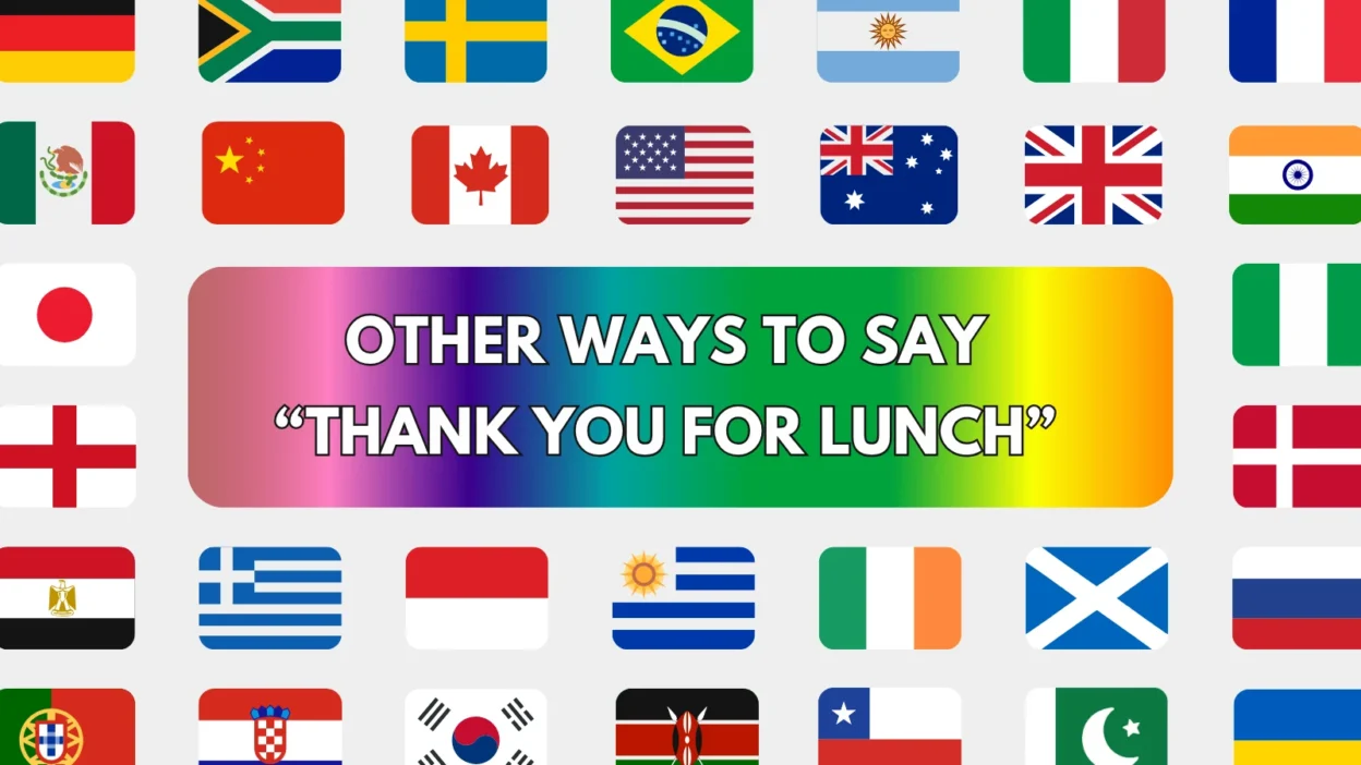 Thank You for Lunch