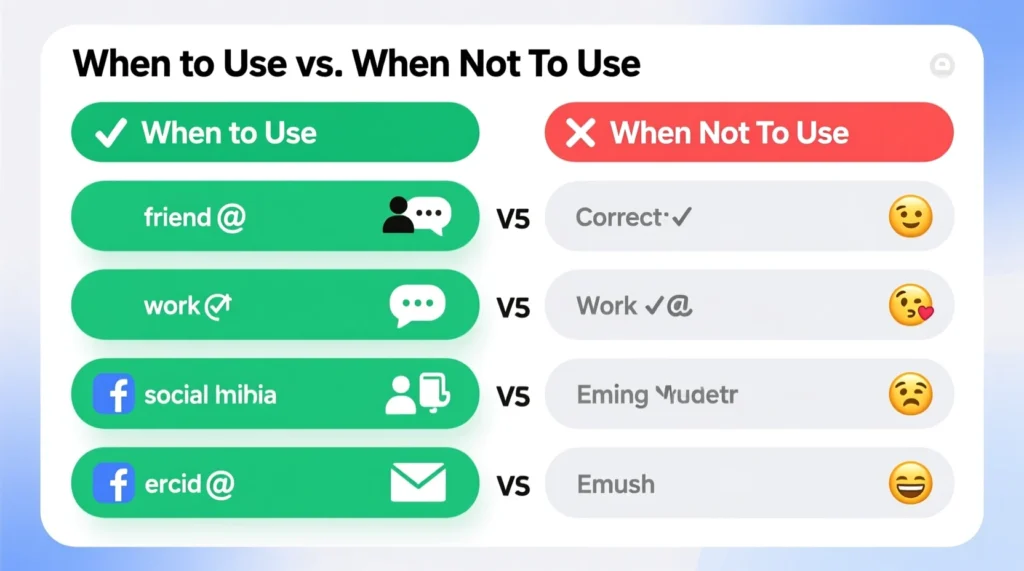 When Not to Use Malice