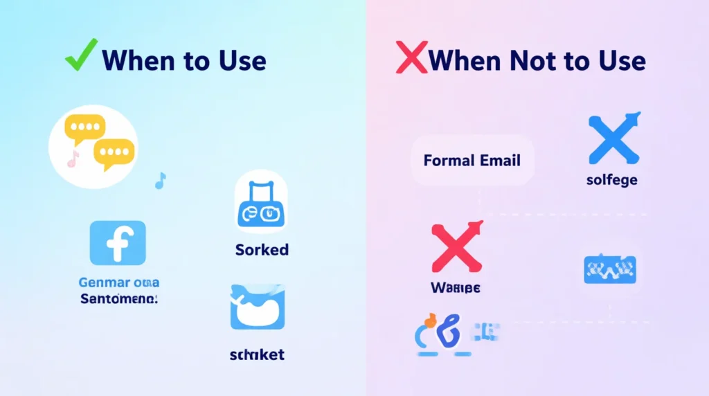 When Not to Use Solfege