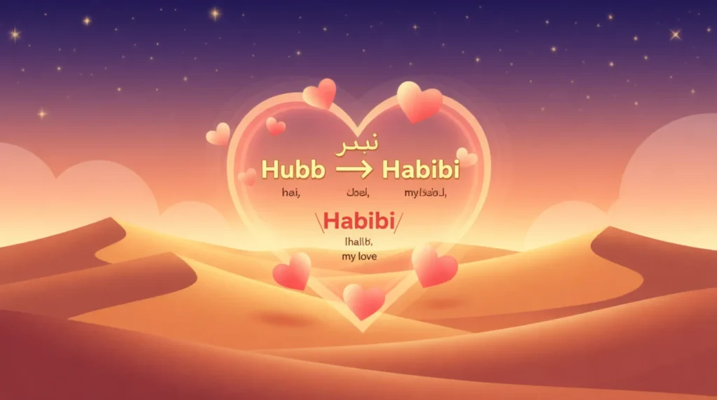 “Habibi” Mean in Text?
