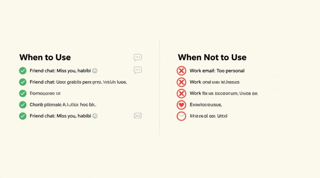 “Habibi” Commonly Used?