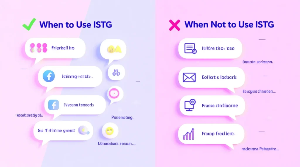 ISTG Meaning in Text