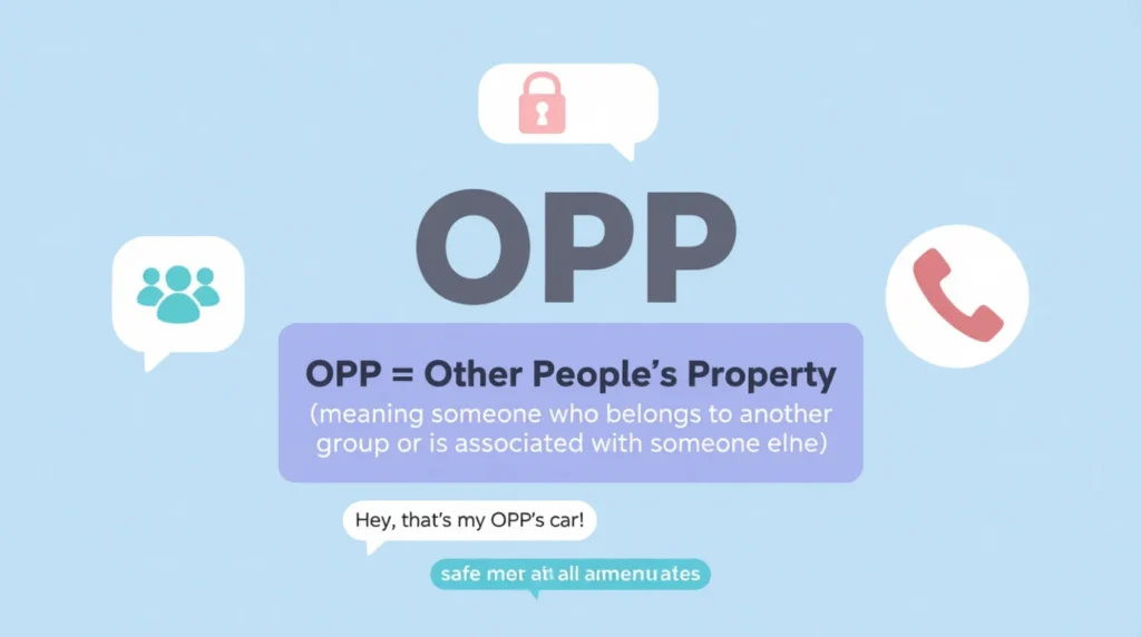 What Does OPP Mean?