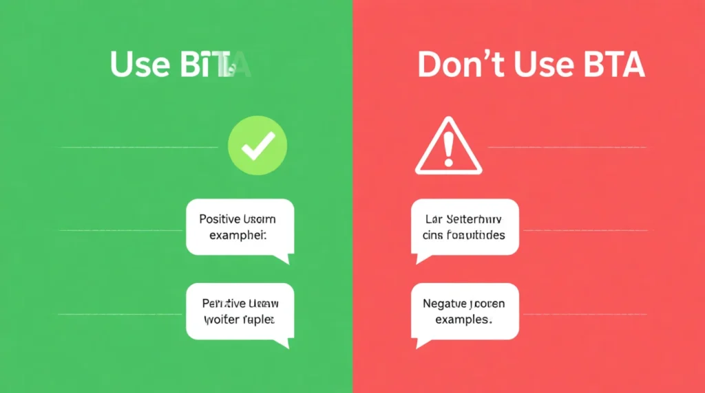 BTA Meaning in Text 💬