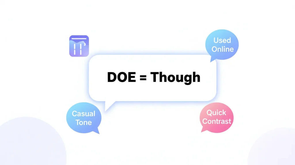 DOE Meaning