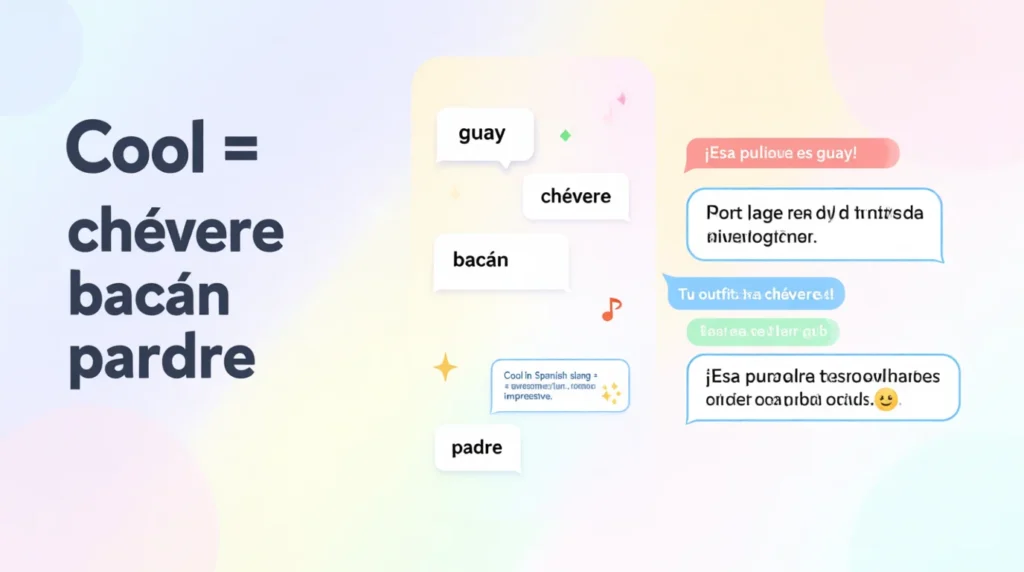 Cool in Spanish Slang 