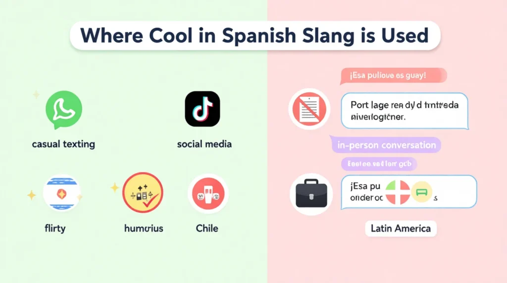 Cool in Spanish Slang 