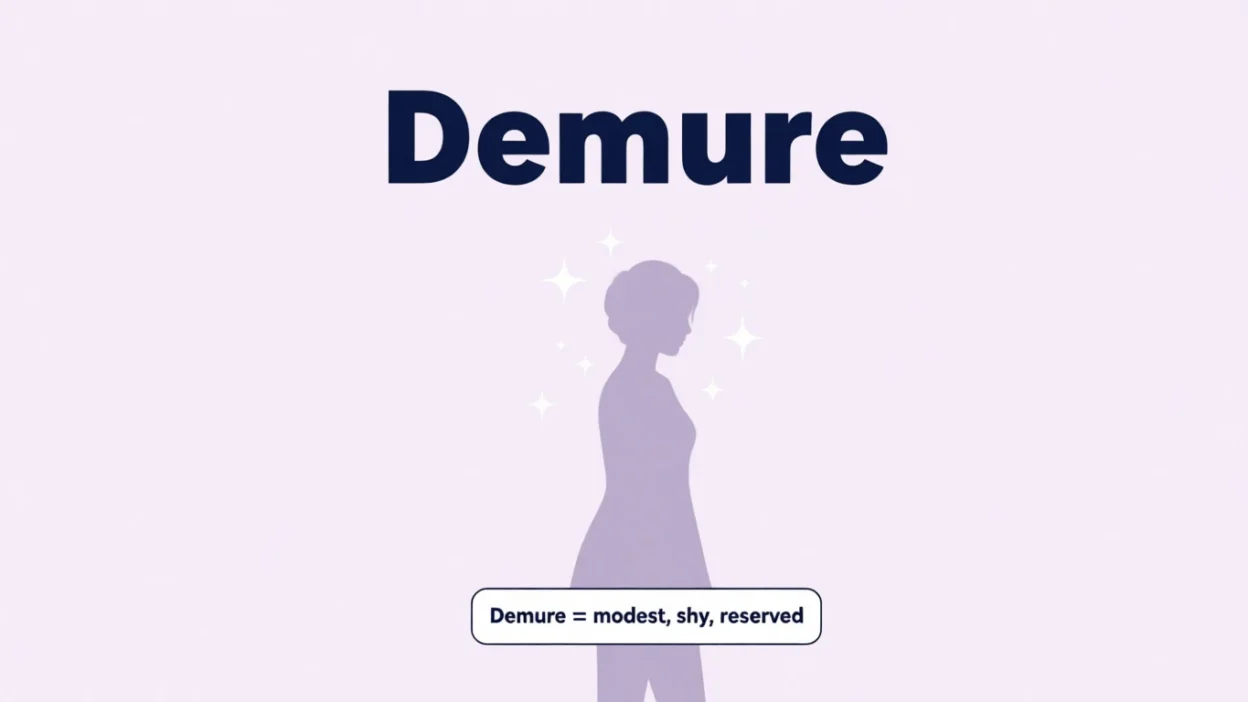 Demure Meaning