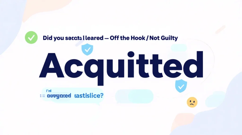 Acquitted Meaning in Text