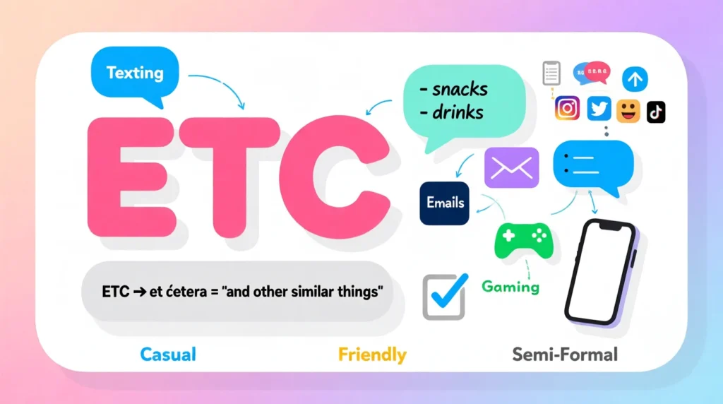 What Does ETC Meaning in Text 💬
