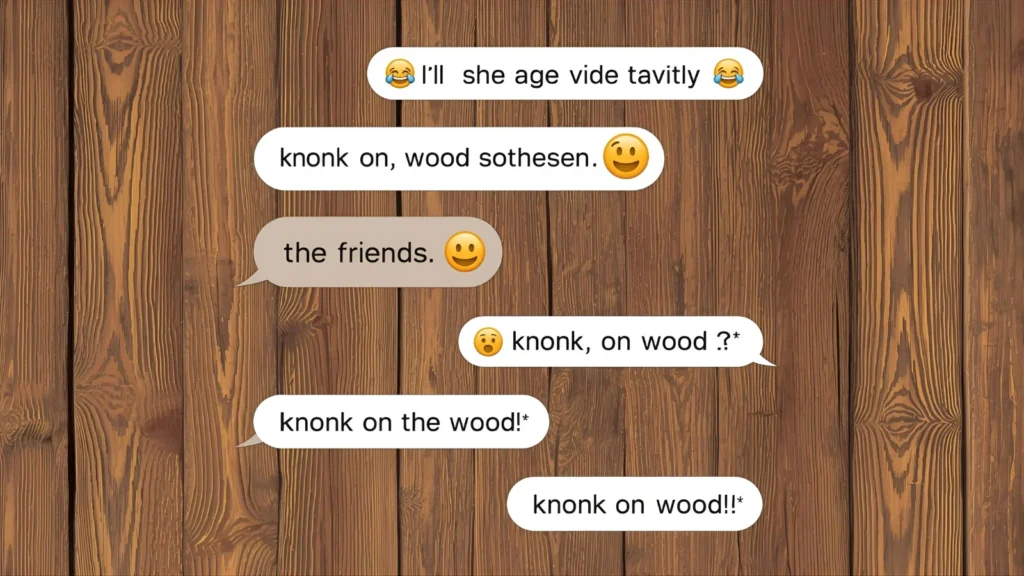 “Knock on Wood” in Conversation