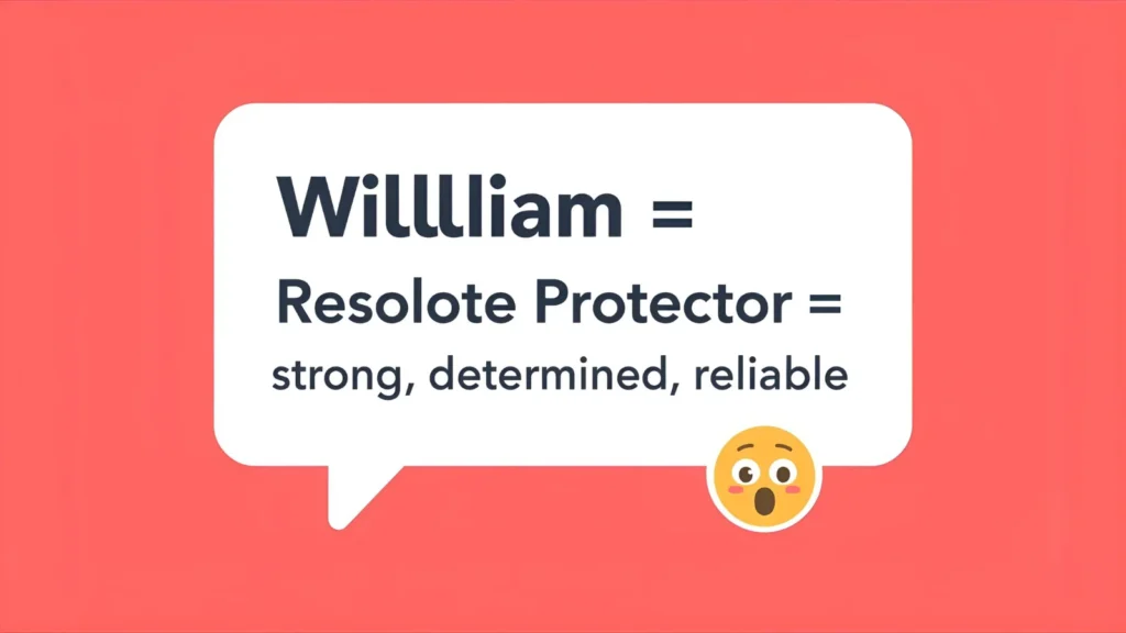  Name William Mean in Text?