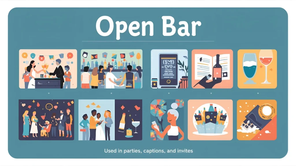 Open Bar” Commonly Used?