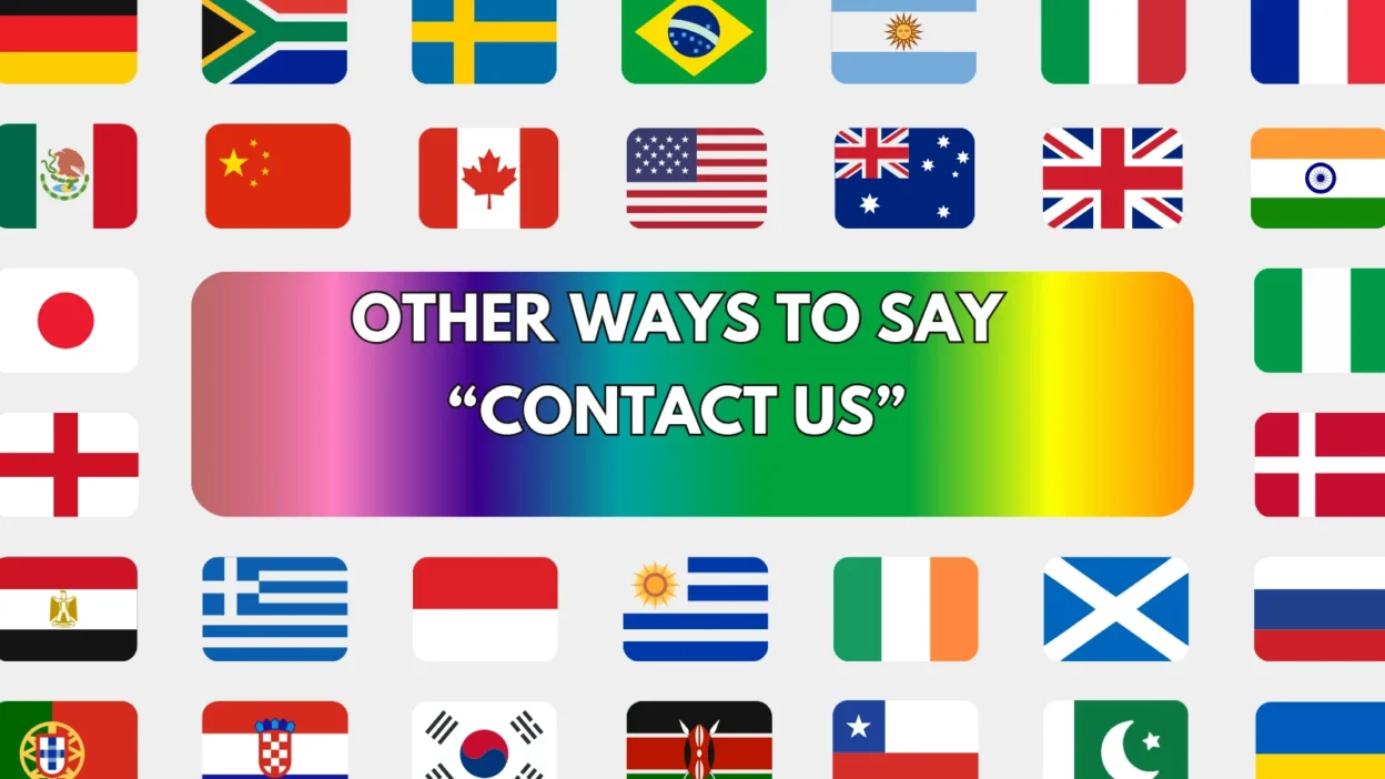 Other Ways to Say “Contact Us”
