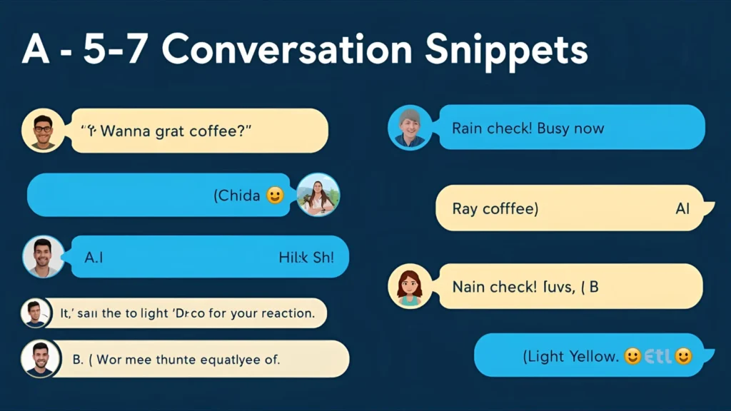 Rain Check in Conversation