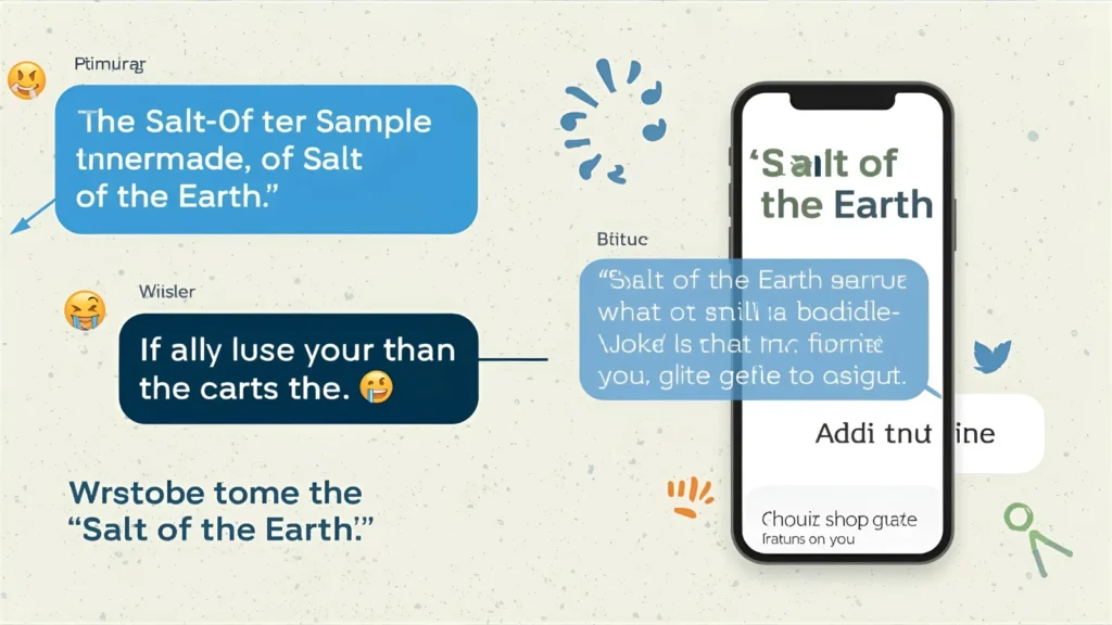 Salt of the Earth Examples