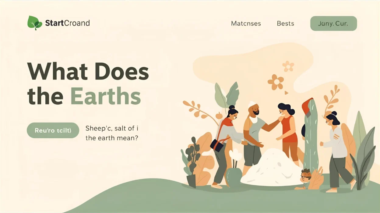 Salt of the Earth” Mean?