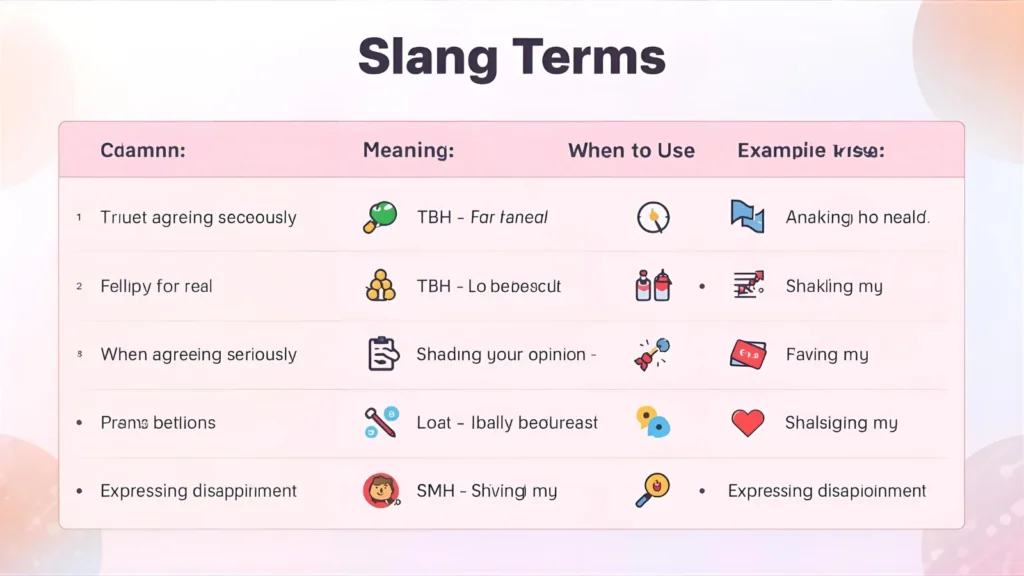 Similar Slang Words or Alternatives