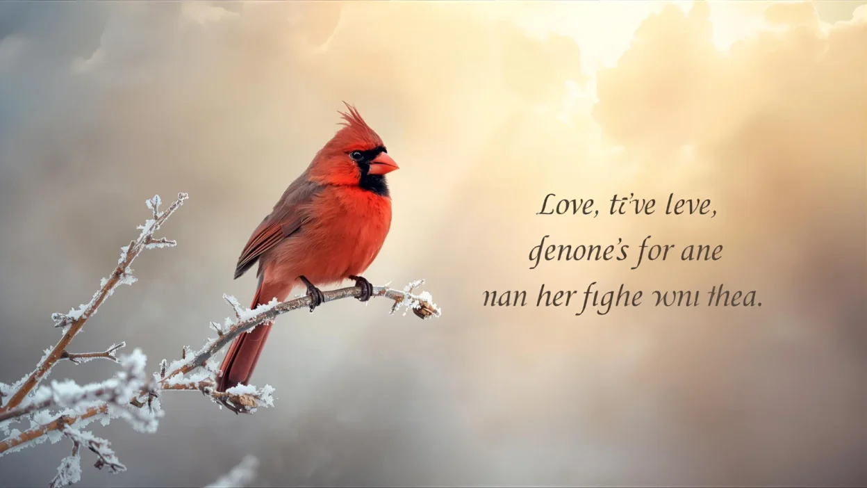 when You See a Red Cardinal?