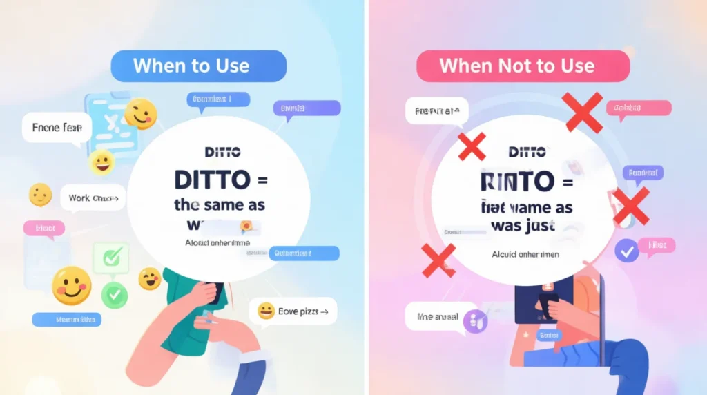 DITTO Meaning