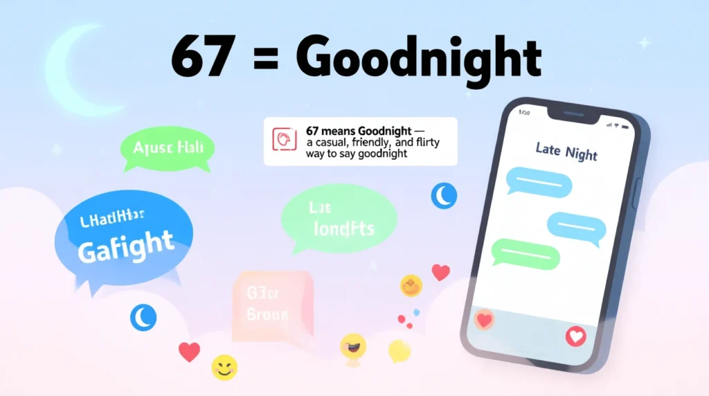 What Does 67 Mean In Texting