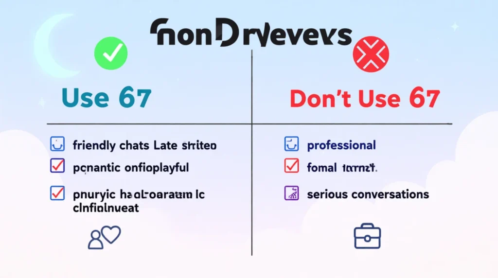 What Does 67 Mean In Texting