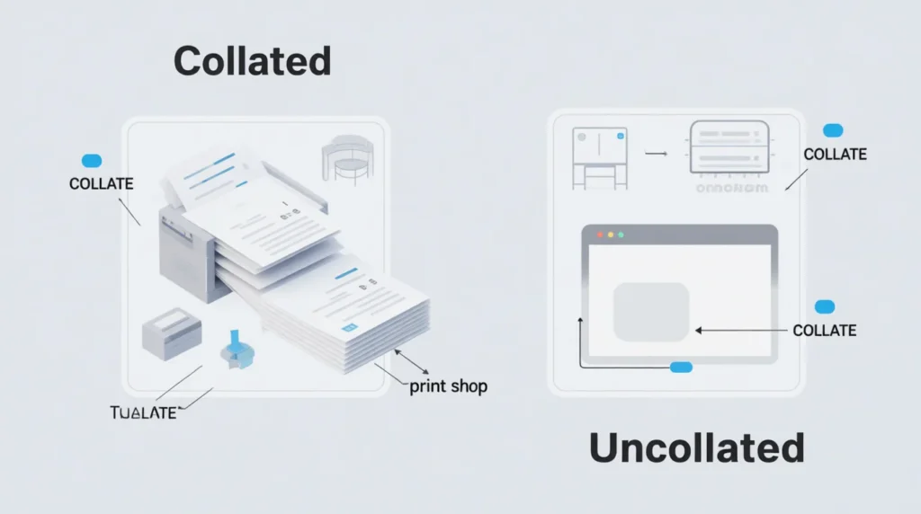 What Does Collate Mean When Printing?