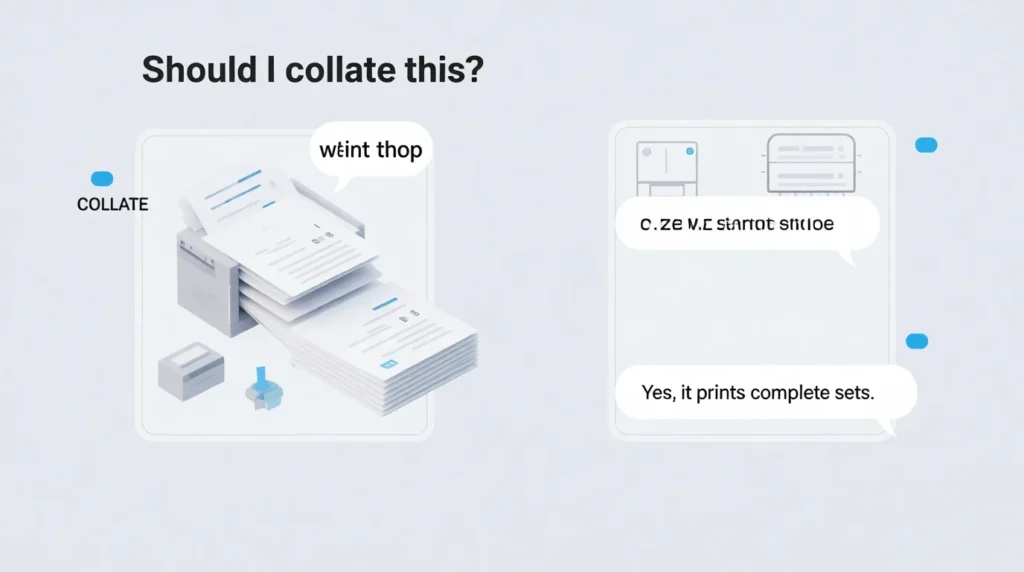 What Does Collate Mean When Printing
