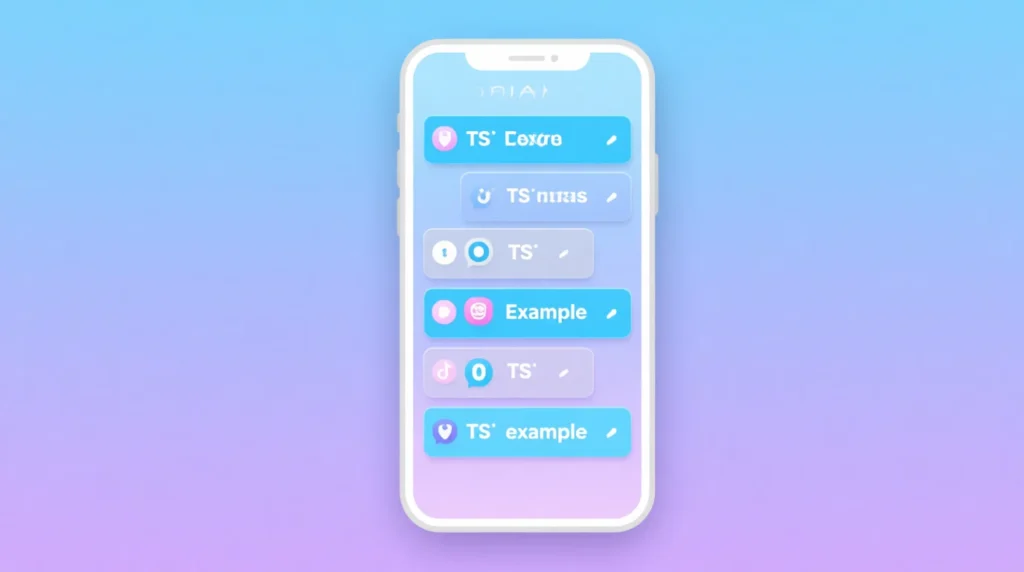 what does ts mean in text