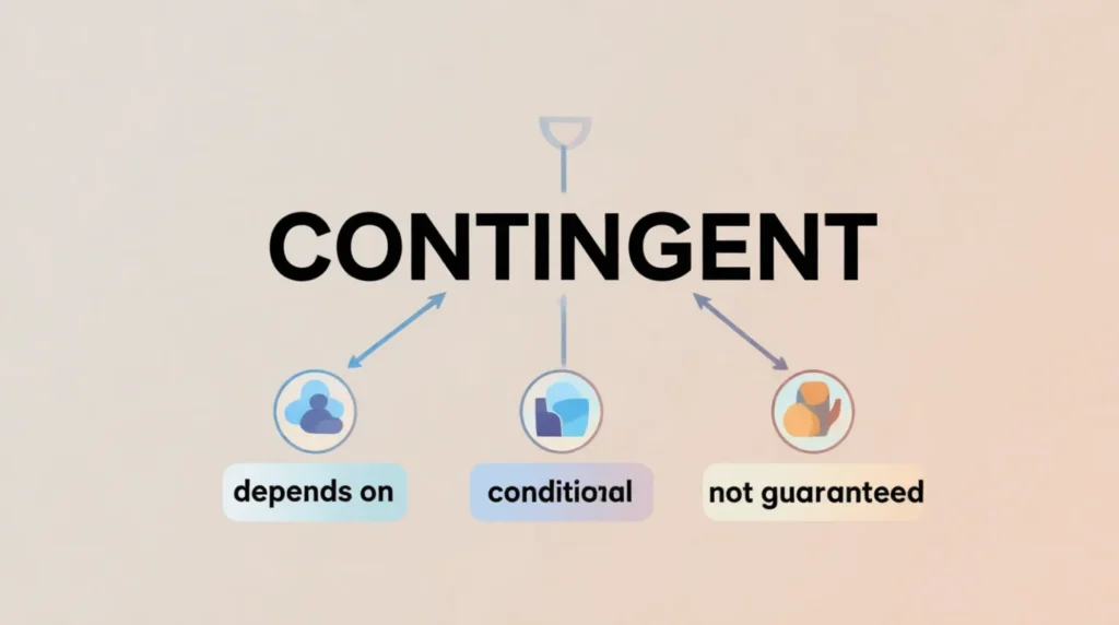 What Does Contingent Mean?